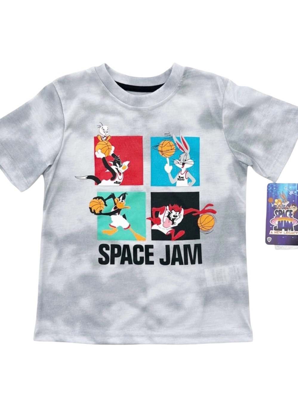 NEW Boys Space Jam Looney Tunes A New Legacy Graphic T-shirt